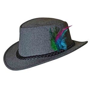 Bavarian Alpine Hat – Costume Hat for Men’s Vintage Beerfest Wool Hat Look NEW